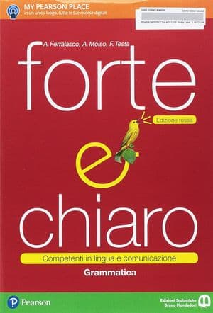 Copertina Forte E Chiaro  Edizione Rossa - Grammatica