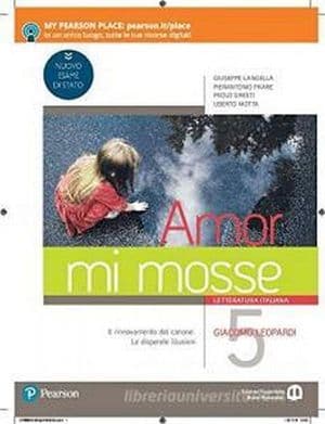 Copertina Amor Mi Mosse 5 Giacomo Leopardi