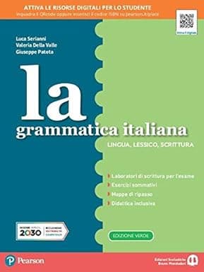 Copertina Grammatica Italiana Ed. Separata Morfosintassi (La)