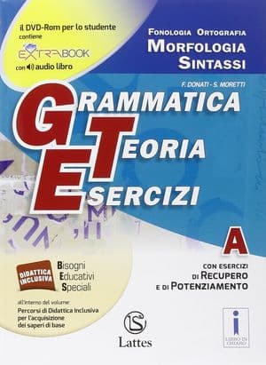 Copertina Grammatica Teoria Esercizi Vol. A (Con Dvd E Prove Ingr.)