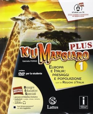 Copertina Kilimangiaro Plus Vol. 1 Con Dvd E Atl. 1+Tav.+Mi Prep. Int.+Quad.Comp.E Inv.