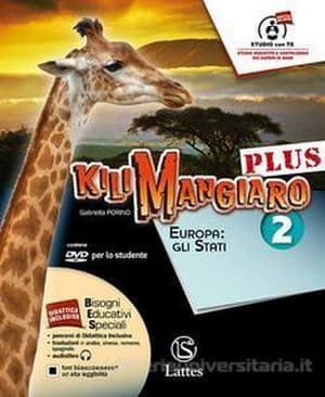 Copertina Kilimangiaro Plus Vol. 2 Con Dvd E Atlante 2+Tavola+Mi Prep. Int