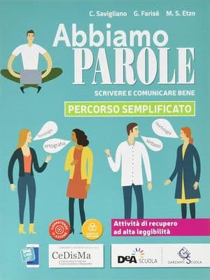 Copertina Abbiamo Parole  -  Volume Percorso Semplificato - Bes + Ebook