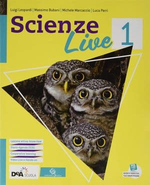 Copertina Scienze Live Ed.Curricolare-Vol1+Ebook+Diario+Agenda Per Sviluppo Sostenibile