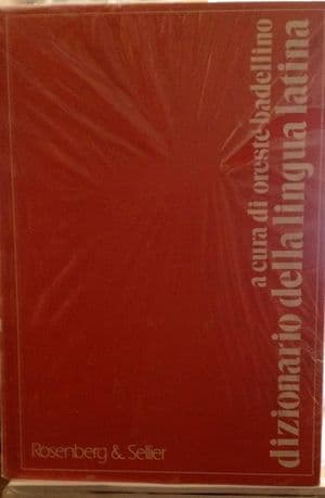 Copertina Dizionario Latino-Italiano
