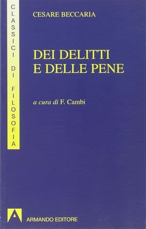 Copertina Dei Delitti E Delle Pene