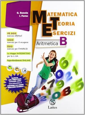 Copertina Matematica Teoria Esercizi Aritmetica B+Il Mio Quaderno Invalsi 2