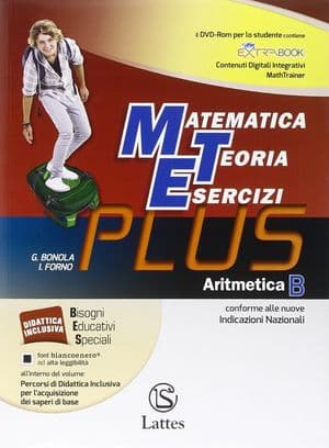 Copertina Matematica Teoria Esercizi Plus