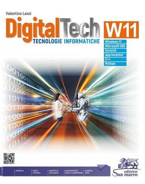 Copertina Digitaltech W11.  Windows 11-Office 365-Scratch-App Inventor