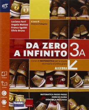Copertina Da Zero A Infinito Classe 3 - Libro Misto Con Openbook