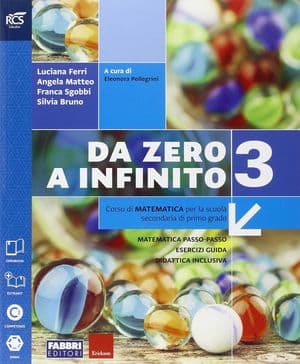 Copertina Da Zero A Infinito Classe 3 - Libro Misto Con Openbook