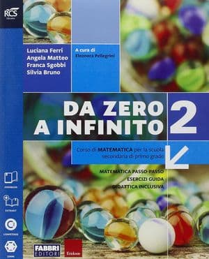 Copertina Da Zero A Infinito Classe 2 - Libro Misto Con Openbook