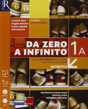Copertina Da Zero A Infinito Classe 1 - Libro Misto Con Openbook