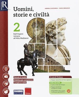 Copertina Uomini, Storie E Civilta' 2 - Libro Misto Con Hub Libro Young