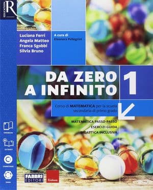 Copertina Da Zero A Infinito Classe 1 - Libro Misto Con Openbook