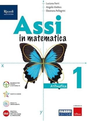 Copertina Assi In Matematica Aritmetica 1, Geometria 1, Quaderno Per Gli Esercizi 1