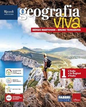 Copertina Geografia Viva Volume 1 - L'Italia E Le Regioni D'Italia