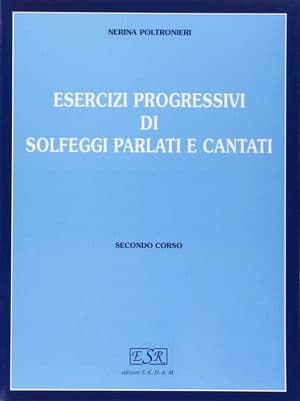 Copertina Esercizi Progressivi Di Solfeggi Parlati E Cantat